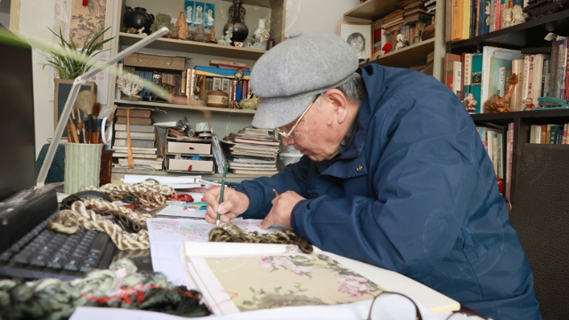 视频 | 崇川非遗缂丝技艺复制历代名画60多幅