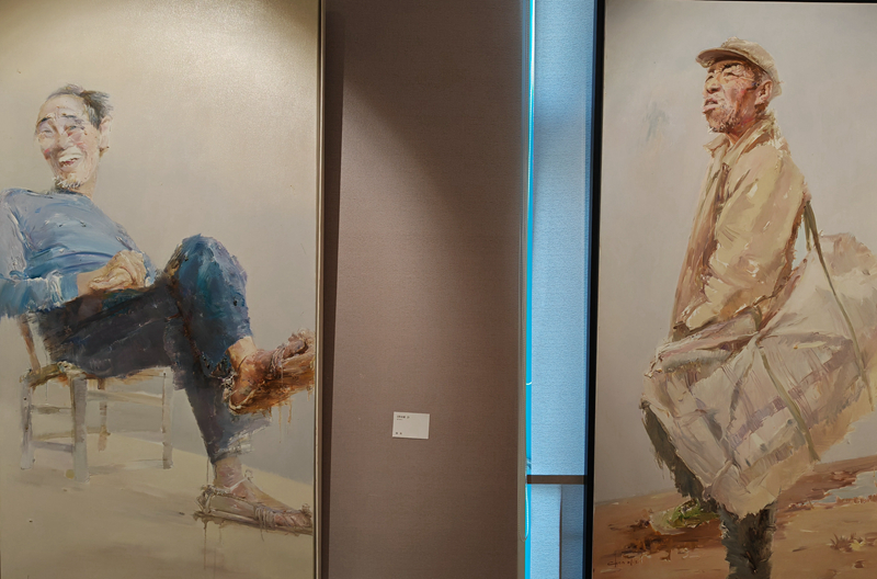 视频|通师高专美院油画作品展开幕