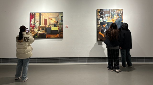 南通籍青年艺术家邀请展正在展出