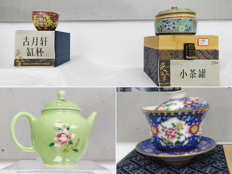 展示清代宫廷艺术品之美 瓷胎画艺术主题展在崇川区图书馆展出