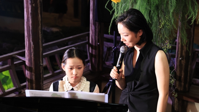 ​“艺通江海·涉园听音”音乐沙龙在唐闸涉园诗意上演