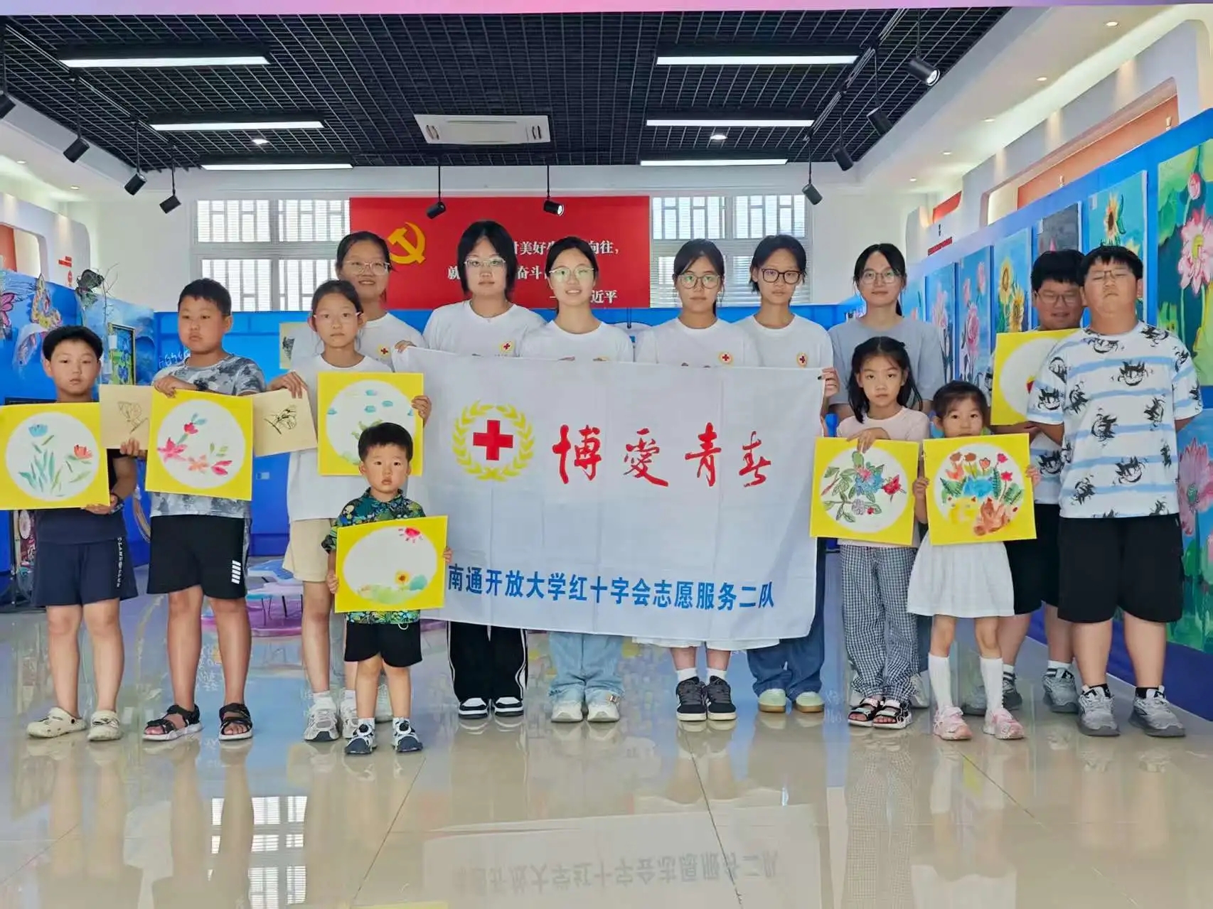 让艺术之光照亮乡村儿童暑期生活 | 南通开放大学师生开展系列艺术公益活动