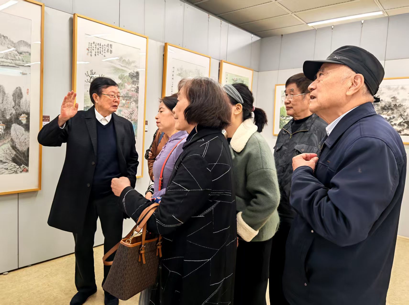 海门区第十三届田园山水画展开幕——文艺赋美乡村  画出生态家园