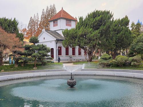 南通博物苑冬景如画