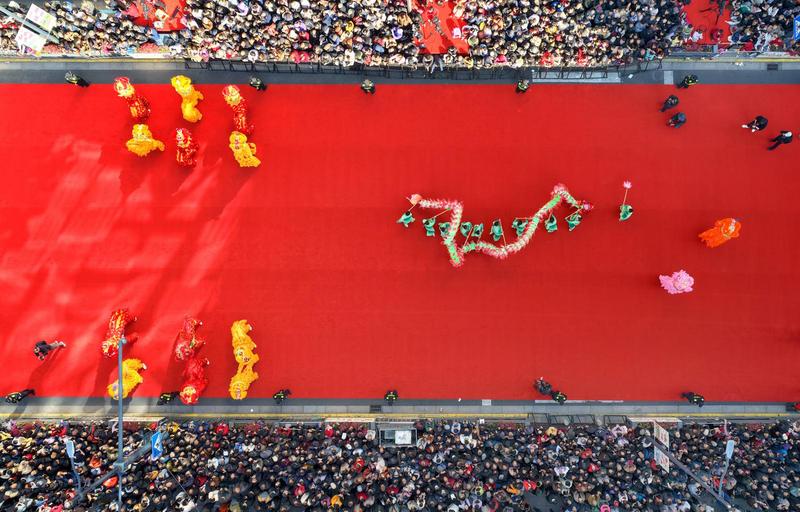 南通新春民俗巡游精彩纷呈