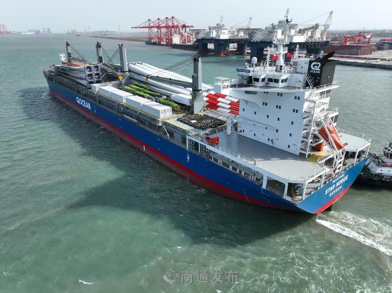 货值1.68亿元！江苏沿海2026年首批国产集装箱储能系统从南通出海