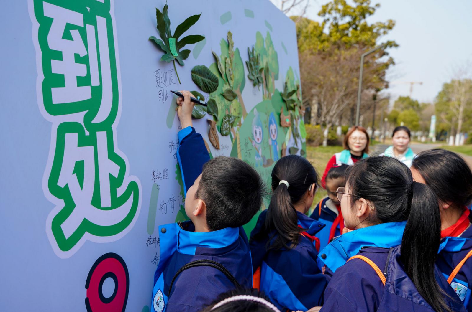 小手添新绿 健康伴成长 | 星湖小学开展植树节主题活动