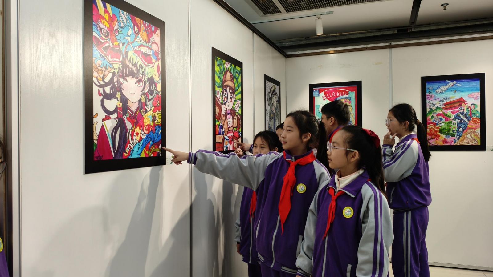 笔尖绘童真 美育润童心 | 北城小学学子走进崇川区文化馆感受艺术魅力